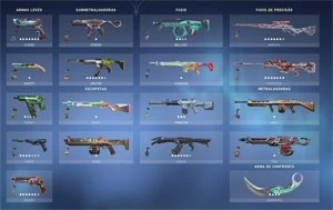 Conta valorant platina 1+skins