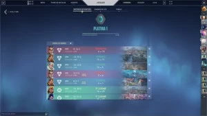 Conta valorant platina 1+skins