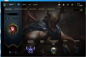 conta diamante 4! - League of Legends LOL