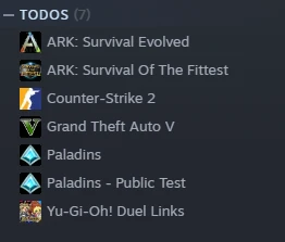 Conta Steam GTA V, ARK: Survival Evolved, etc. - Outros