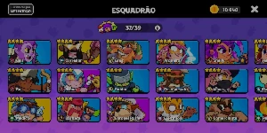 Squad Busters Excelente Conta 16 personagens noUltra - Brawl Stars