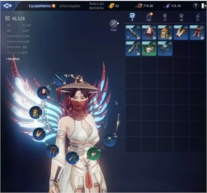 Conta Mir Taoista NA 102 LV 45 46,528 power top 30 taoista - MIR4