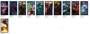 ELOSTAR: 107 CAMPEÕES - 31 SKINS - EXCELENTES SKINS - League of Legends LOL