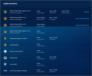 Conta Battle.Net - Blizzard