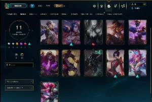 Platina 3 com 95 Champs e 11 Skins - League of Legends LOL