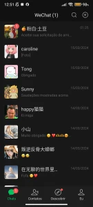 Wechat conta com vários amigos chinês - Outros