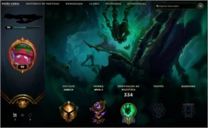 Conta lvl 90, 92 campeões, 43 skins - League of Legends LOL
