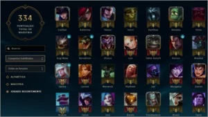 Conta lvl 90, 92 campeões, 43 skins - League of Legends LOL