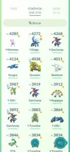 Conta Pokémon GO nivel 68