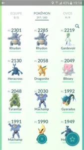 Conta de Pokémon GO