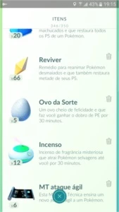 Conta de Pokémon GO