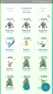 Conta de Pokémon GO