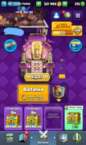 Conta clash royale nível 53