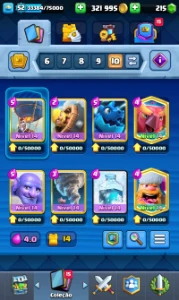 Conta clash royale nível 53