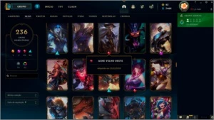 Conta Lolzinho - 236 Skins, Vários emotes e muito mais! - League of Legends