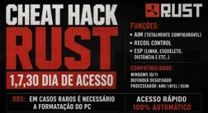 Rust - Cheat/Hack Private 1, 7 30 DIA - Steam