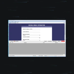 Social E-Mail Extractor - Softwares e Licenças
