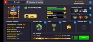 CONTA 8 BALL POOL NÍVEL BAIXO MILIONÁRIA - Others