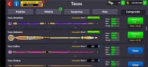CONTA 8 BALL POOL NÍVEL BAIXO MILIONÁRIA - Others