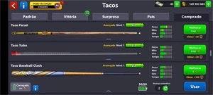 CONTA 8 BALL POOL NÍVEL BAIXO MILIONÁRIA - Others