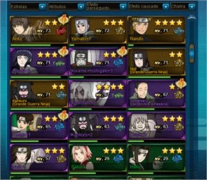 Naruto Online Conta top1 55k fc muitos ninjas limitados. - Outros