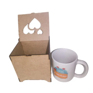 Kit Caixa em MDF Personalizada para Caneca de Louça,... - Artesanato e Personalizados