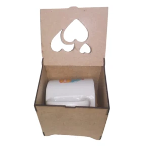 Kit Caixa em MDF Personalizada para Caneca de Louça,... - Artesanato e Personalizados