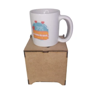 Kit Caixa em MDF Personalizada para Caneca de Louça,... - Artesanato e Personalizados