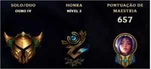 Conta Gold 4 Todos os Champions - Rammus Rei - 114 Skins - League of Legends LOL