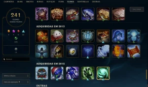 Conta League of Legends Full Acesso - 144 Champs e 169 Skins LOL