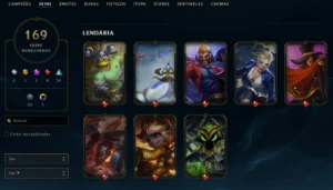 Conta League of Legends Full Acesso - 144 Champs e 169 Skins LOL