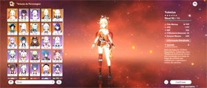 lv 60 forte, Raiden , yoimiya , Eula , Yelan - Genshin Impact