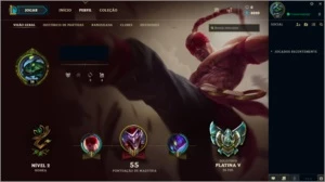 Conta Platina 5 - League of Legends LOL