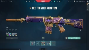Conta de valorant, com skins, mais de R$ 1,500 gastos