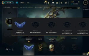 Conta diamante 3 LoL - League of Legends