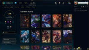 Conta de league of legends Diamante 5 LOL