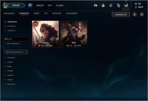 Conta diamante III com 405 skins - League of Legends LOL