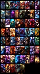 Conta platina/borda diamante/muitas skins e icones - League of Legends LOL