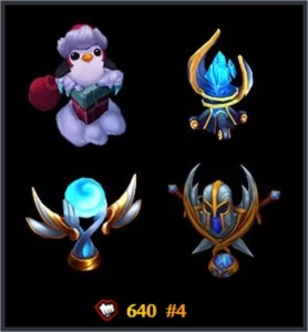 Conta platina/borda diamante/muitas skins e icones - League of Legends LOL