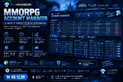 Controle De Contas Mmorpg - Account Manager - Outros