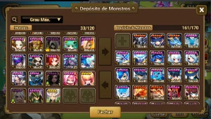 Conta Summoners War 33 nat 5