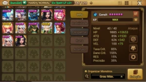 Conta Summoners War 33 nat 5