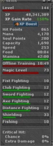 CONTA IMPERDÍVEL 3 LEVEL ALTO SERDEBRA! RP, EK E MS! - Tibia