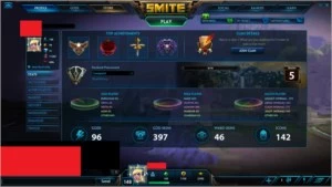 Conta Smite LVL 145 com 300 Skins - Outros