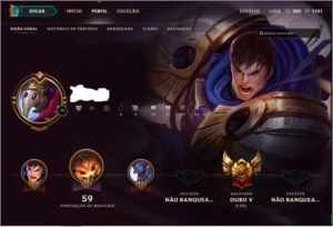 Conta Gold 5 S7 S6 League of Legends LOL