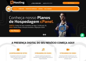 Script Php Hospedagem - Responsivo Com Painel Admin