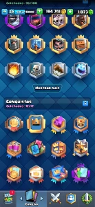 Conta Clash Royale │6177 Trofeús │10 Carta Lvl 14 │Campeão