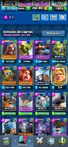 Conta Clash Royale │6177 Trofeús │10 Carta Lvl 14 │Campeão