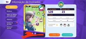 Conta de pokémon unite experiente 1 com 23 licenças - Outros