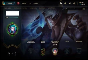 Conta do Lol de  2013 nivel  147 unranked - League of Legends